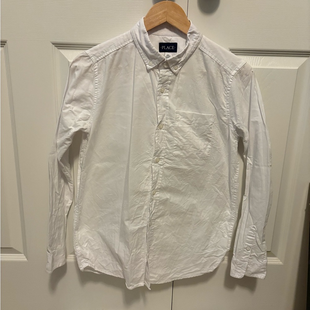 Children’s Place Crisp White Button Down Shirt